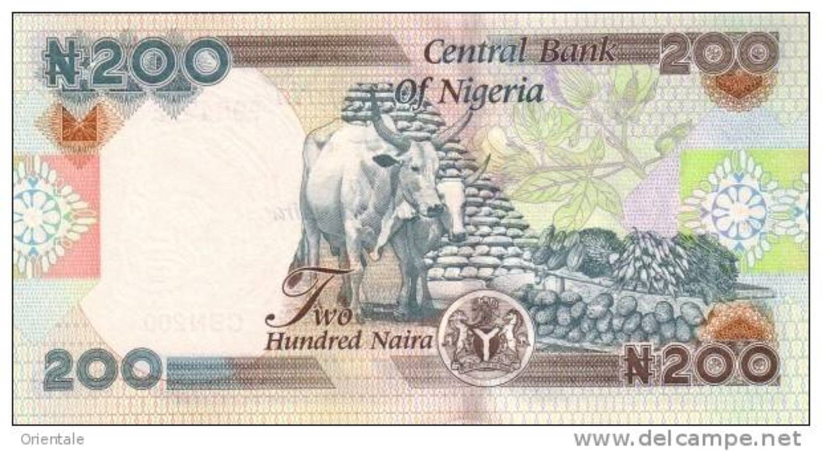 NIGERIA P. 29a 200 N  2000 UNC - Nigeria