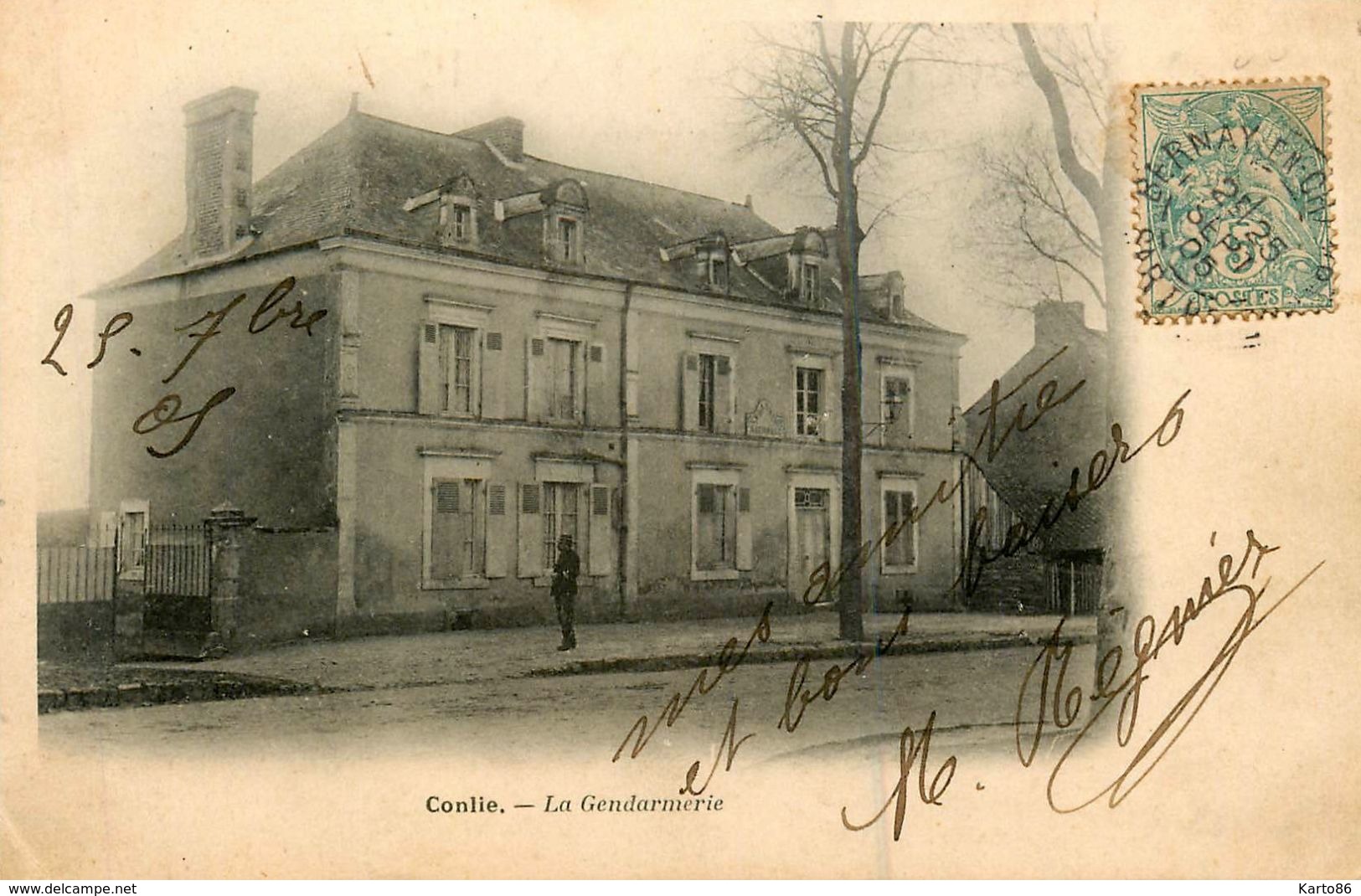 Conlie * 1905 * La Gendarmerie Nationale - Conlie