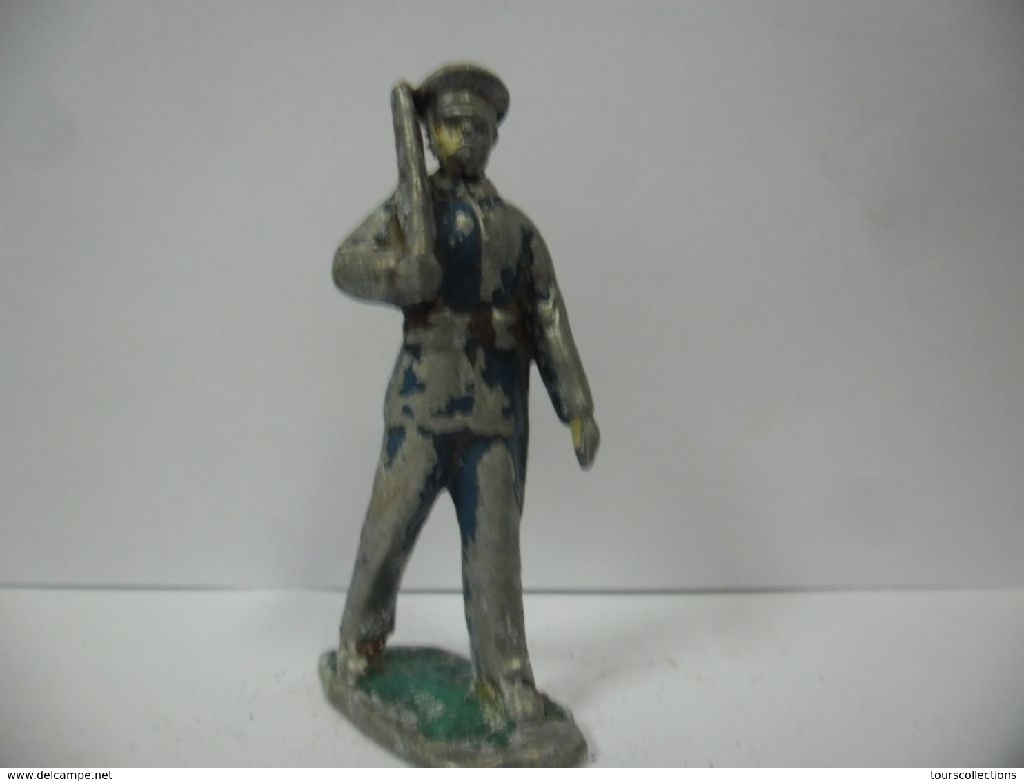 FIGURINE SOLDAT - MILITAIRE DEFILE - GM LR DC HR PLOMB CREUX CBG ? - Soldats De Plomb