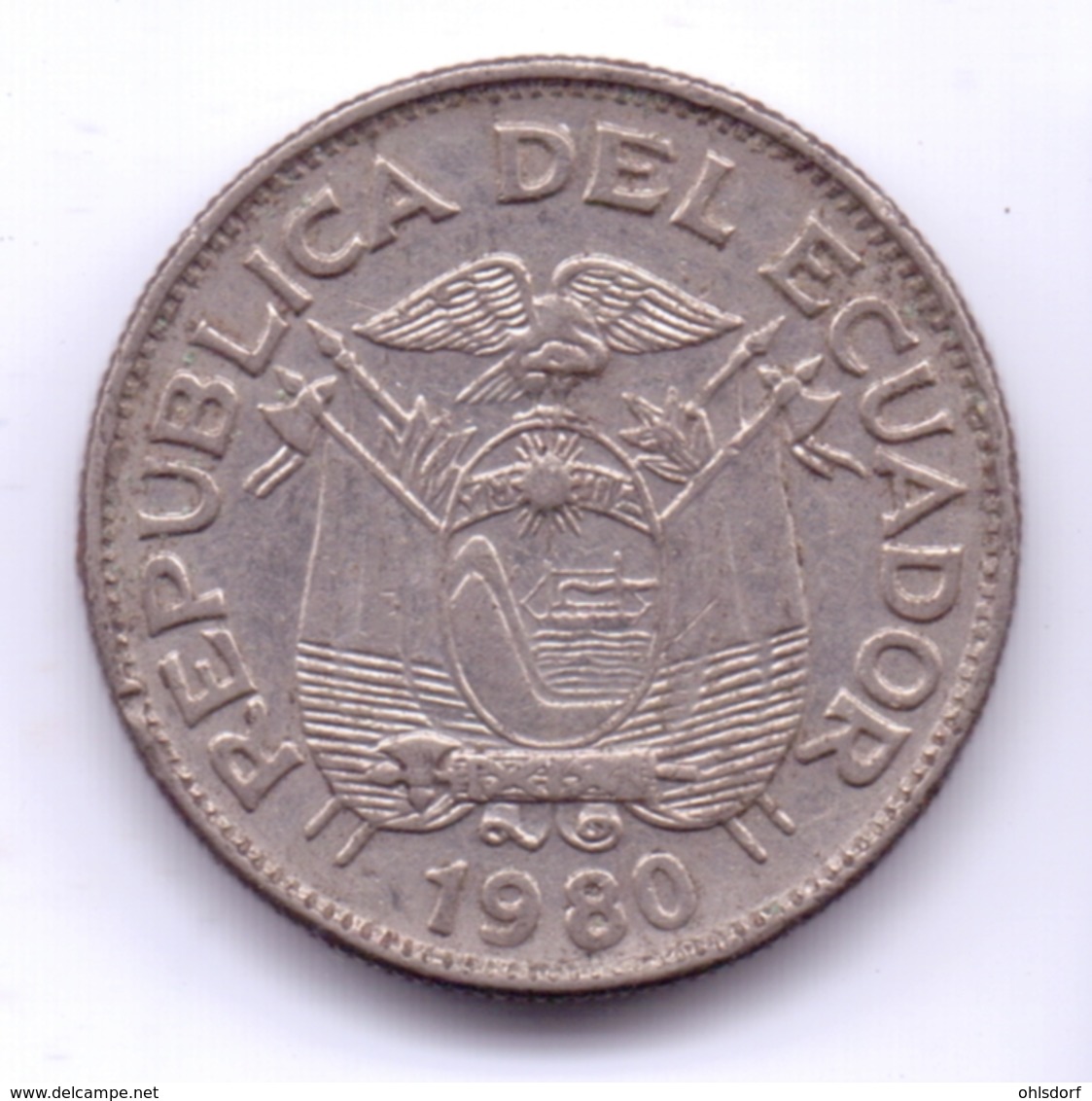 ECUADOR 1980: 1 Sucre, KM 78b - Ecuador