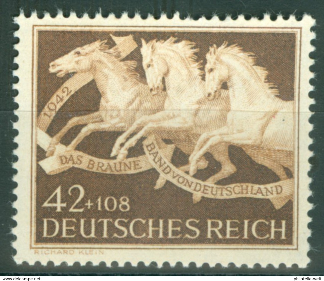 Deutsches Reich 815 ** Postfrisch - Unused Stamps