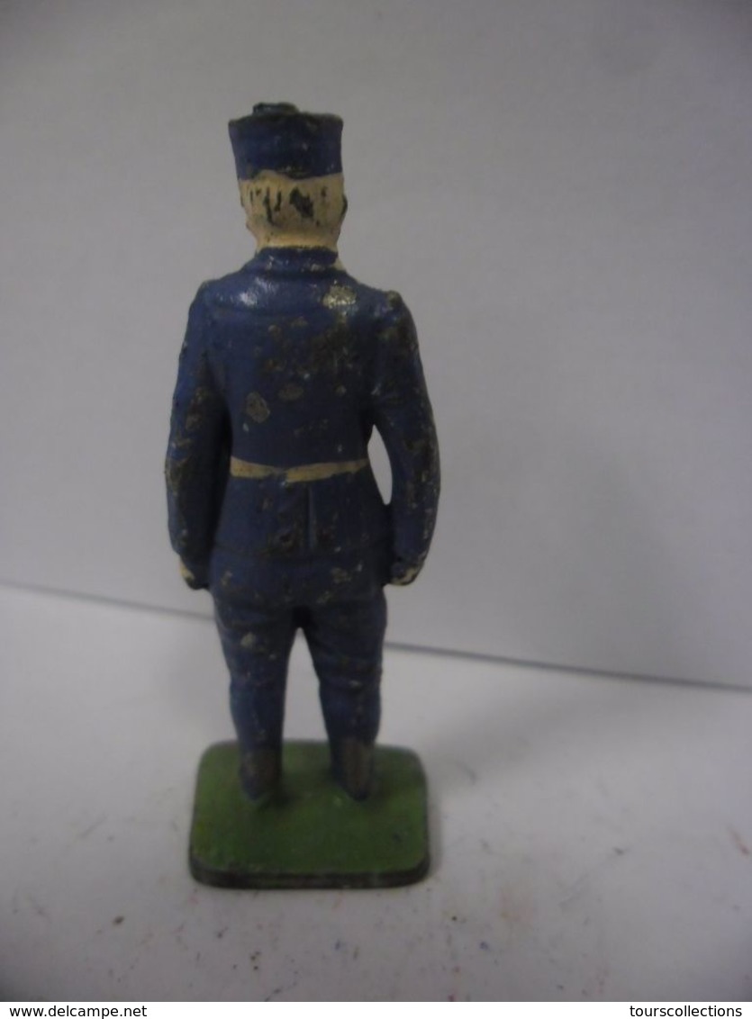 FIGURINE SOLDAT :  OFFICIER Aux Jumelles - MILITAIRE GUERRE - GM LR DC HR PLOMB CREUX CBG ? - Soldats De Plomb