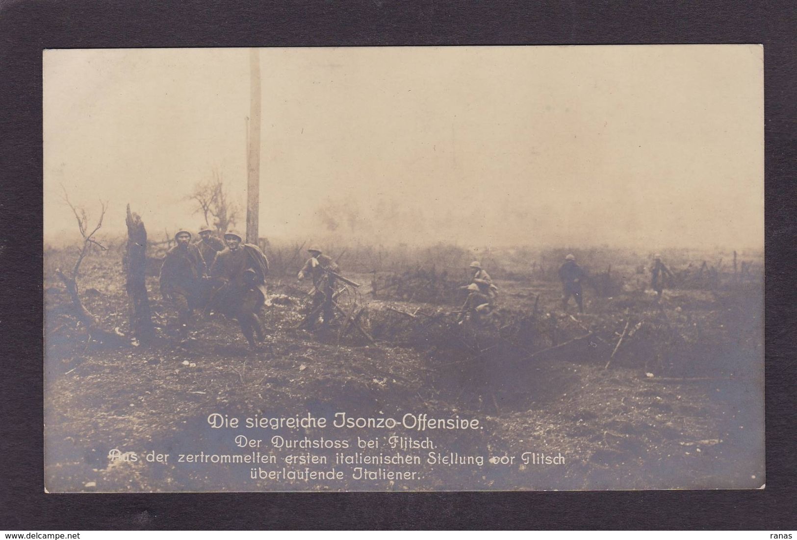 CPA Slovénie Slovénia Non Circulé Carte Photo Voir Scan Du Dos Militaria WWI - Slovénie