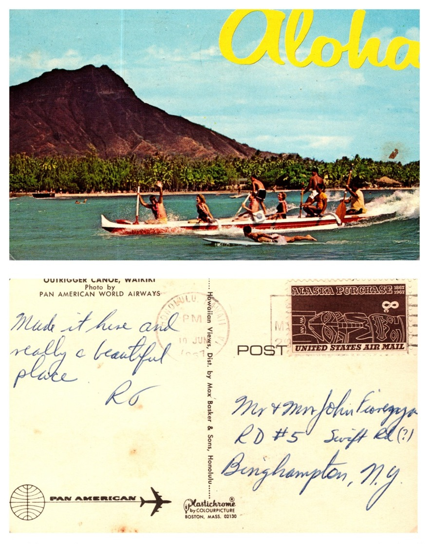 Outrigger Canoe, Waikiki, Hawaii ( 8453) - Honolulu