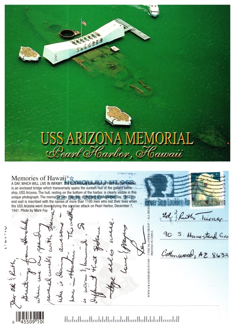 USS Arizona Memorial, Pearl Harbor, Hawaii (8455) - Other & Unclassified