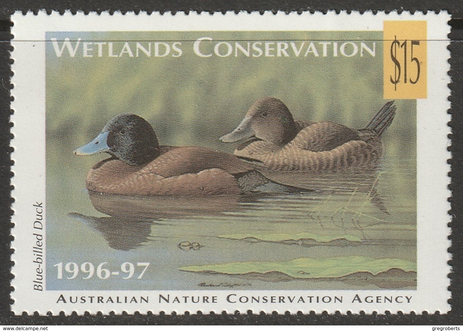 Australia 1996 Wetlands Conservation MNH - Fiscale Zegels