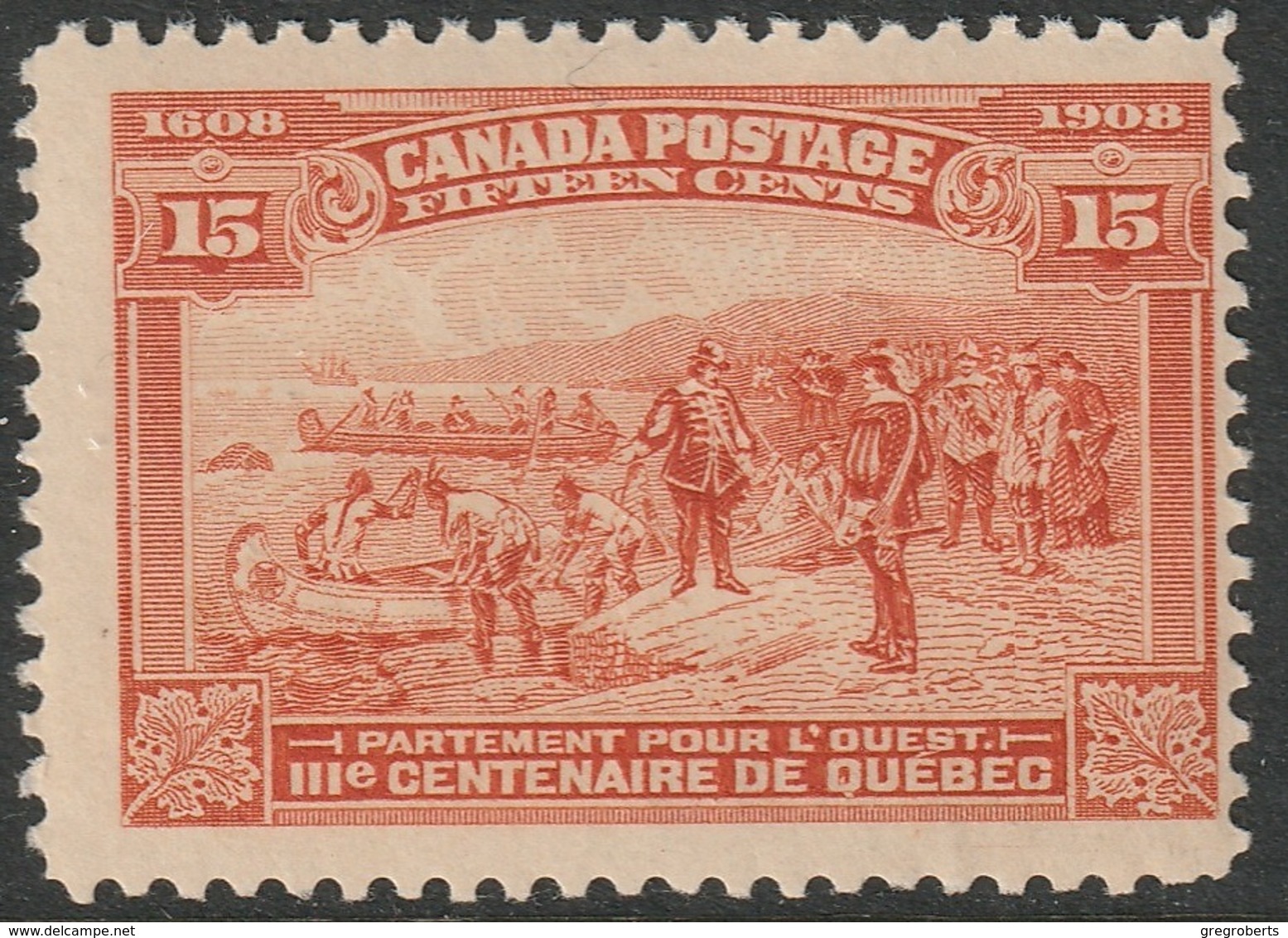 Canada 1908 Sc 102 Mi 90 Yt 91 MNH** Minor Gum Creases - Unused Stamps