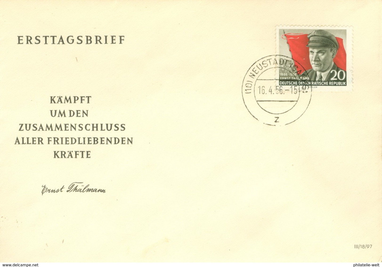 DDR 520 FDC Tagesstempel - Other & Unclassified