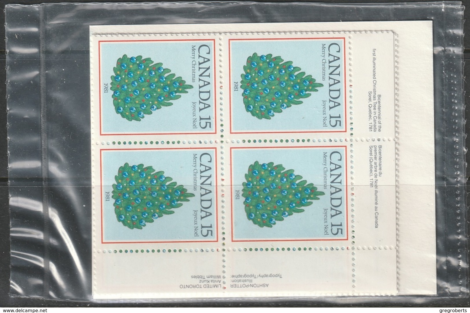 Canada Sc 902 Complete Plate Block Set MNH - Blocks & Sheetlets