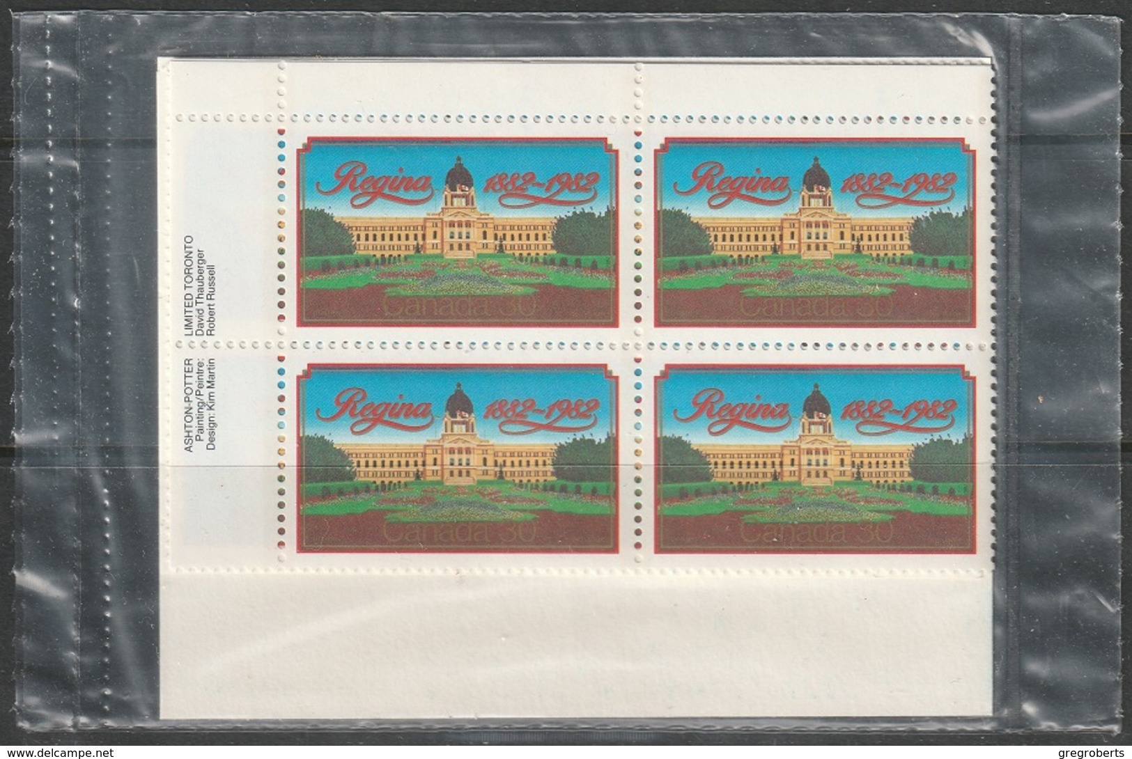 Canada Sc 967 Complete Plate Block Set MNH - Blocks & Sheetlets