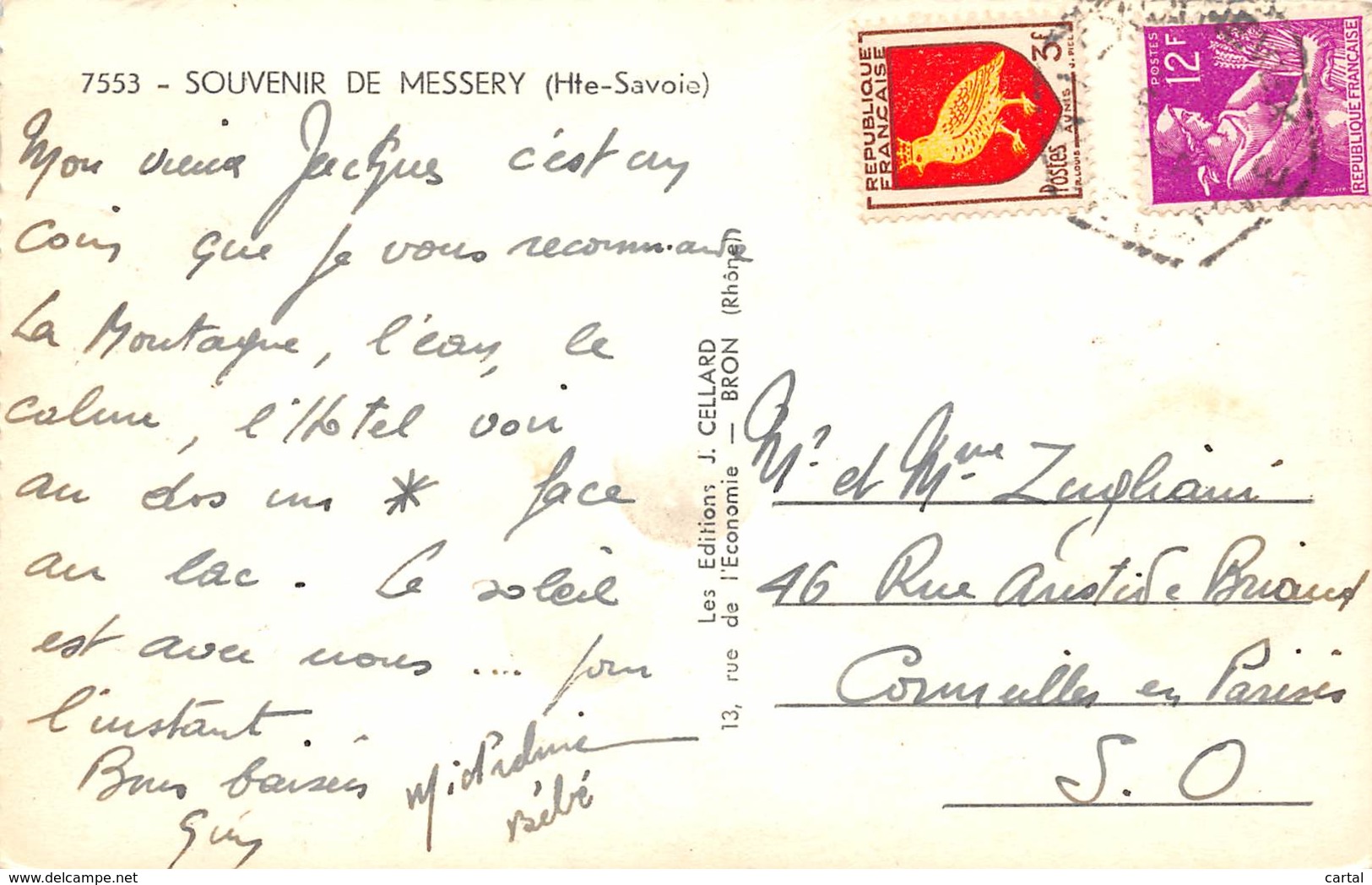 74 - MESSERY Et Le LAC LEMAN - Messery