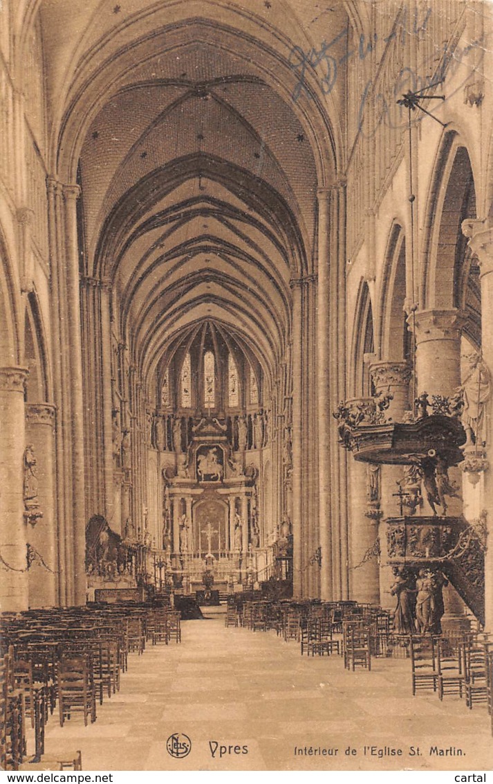 YPRES - Intérieur De L'Eglise St. Martin - Ieper