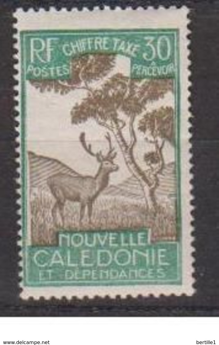 NOUVELLE CALEDONIE      N°  YVERT  TAXE  33   NEUF AVEC CHARNIERES      ( CHAR   03/50 ) - Timbres-taxe