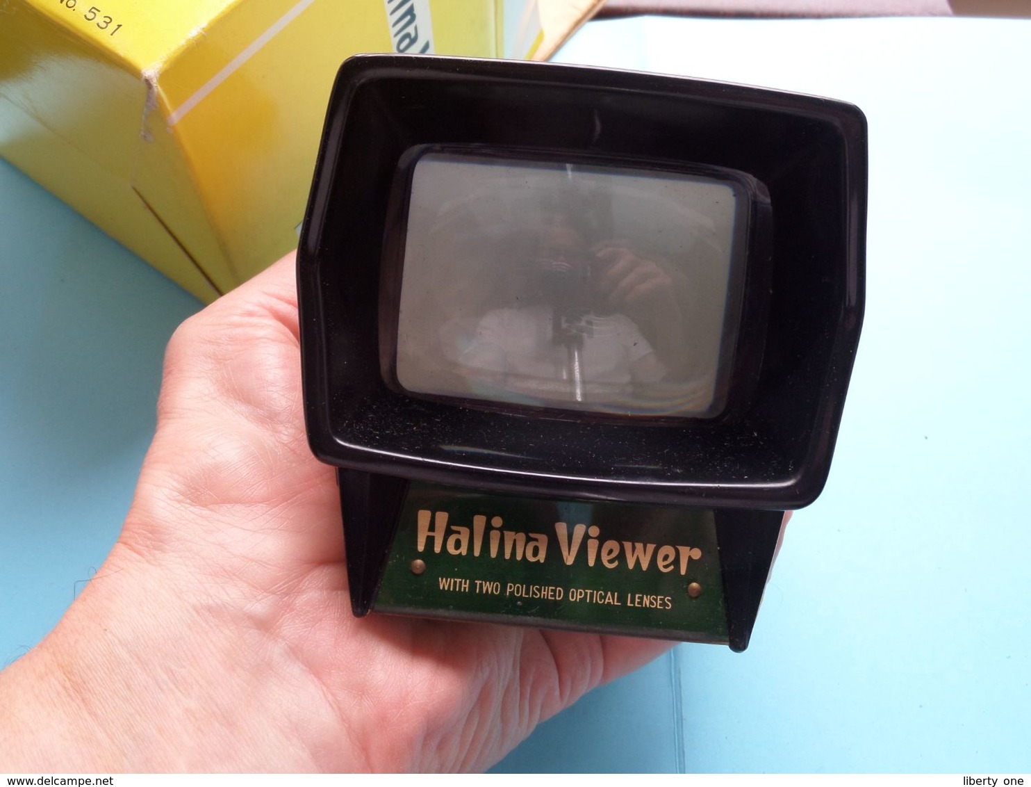 HALINA VIEWER With Fine Polished Optical Lens ( N° 531 ) In Original Box >>> See Scans ! ! - Diapositivas