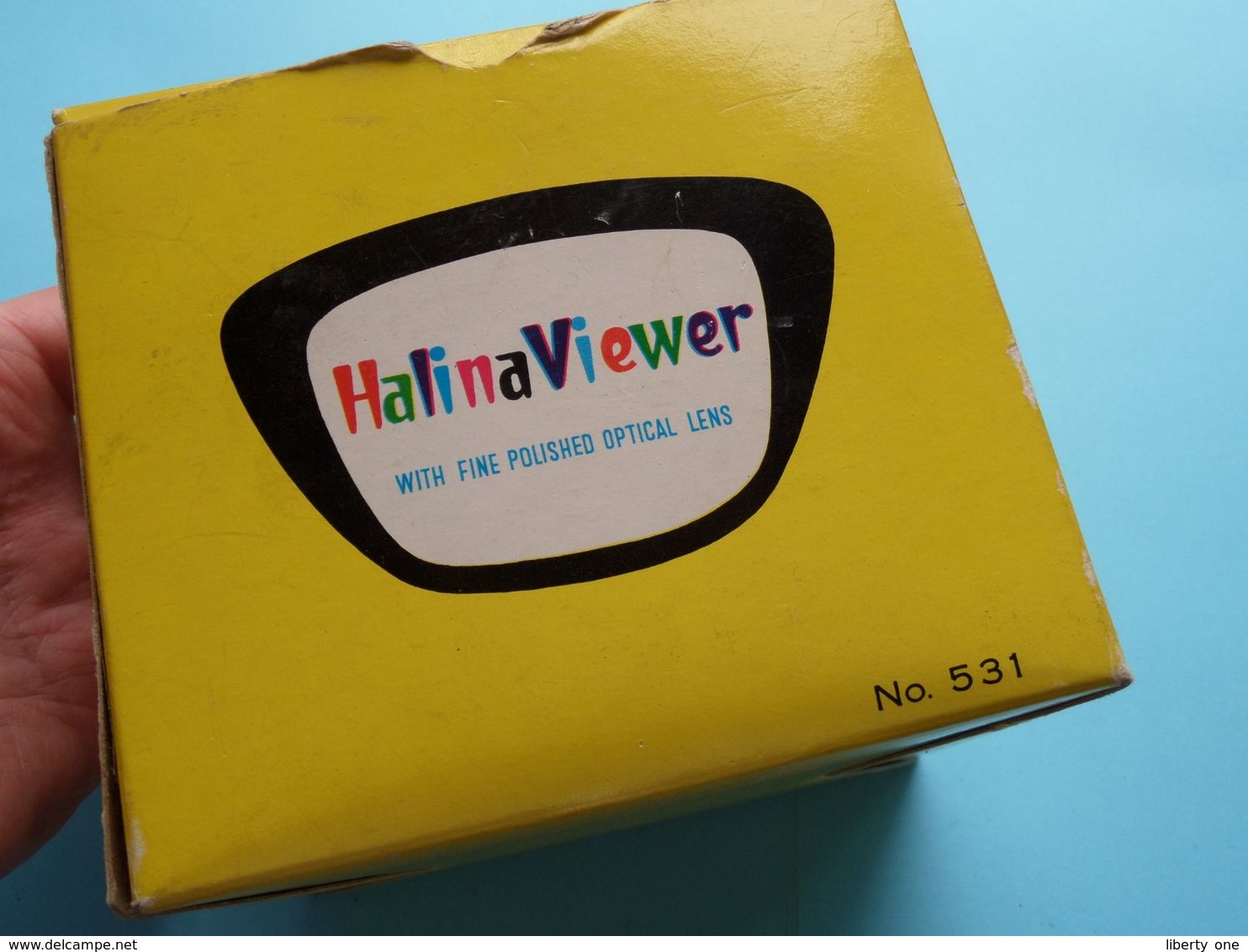 HALINA VIEWER with fine Polished Optical Lens ( N° 531 ) in Original Box >>> See scans ! !