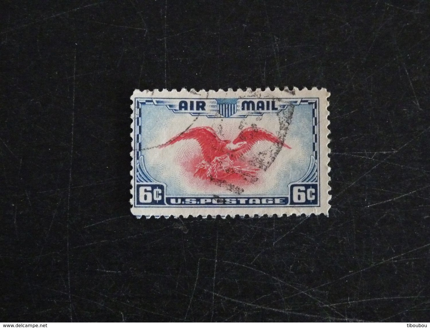 ETATS UNIS USA UNITED STATES YT PA 24 OBLITERE - SEMAINE NATIONALE AEROPOSTALE AIGLE EAGLE - 1a. 1918-1940 Used