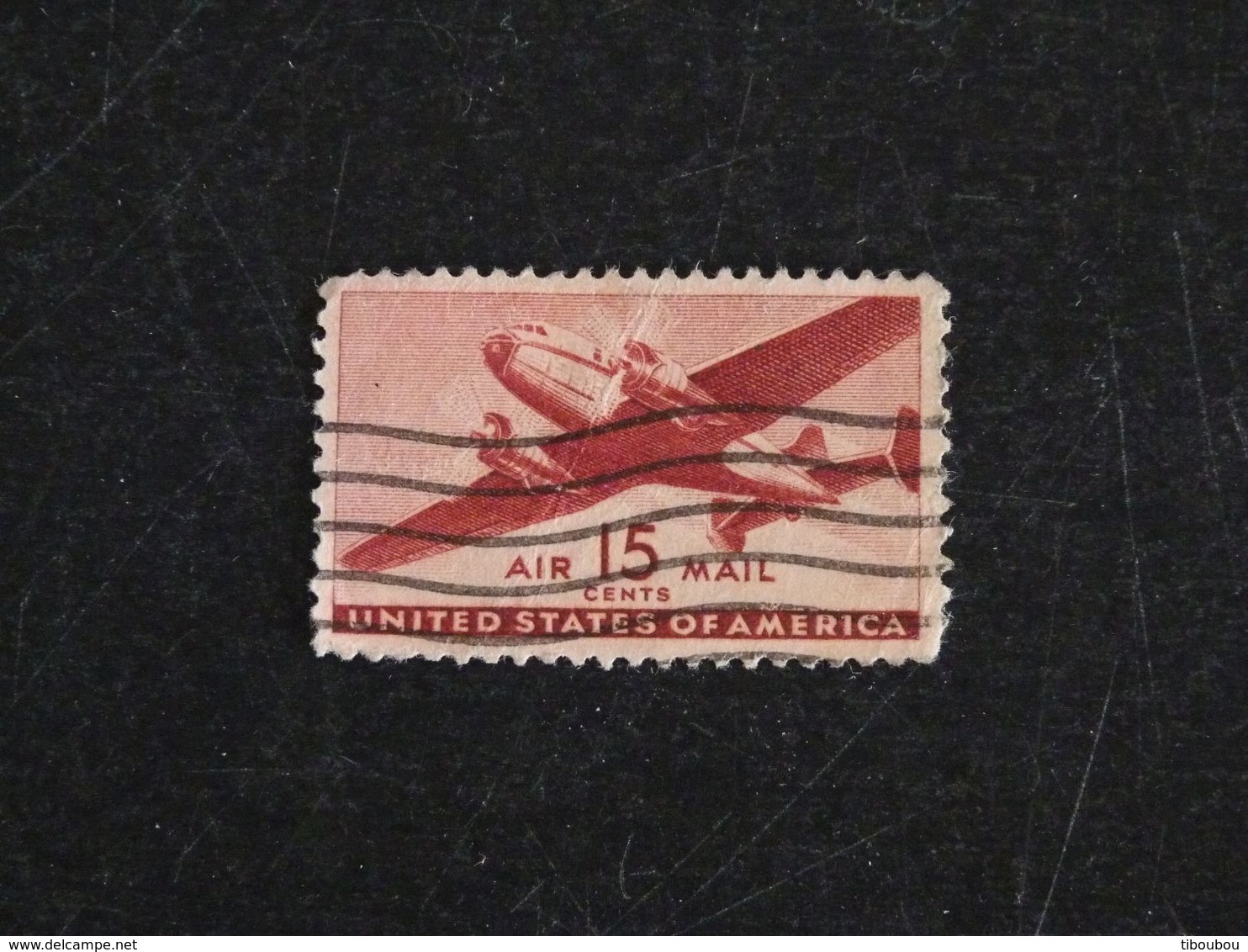 ETATS UNIS USA UNITED STATES YT PA 29 OBLITERE - AVION BI MOTEUR - 1a. 1918-1940 Used