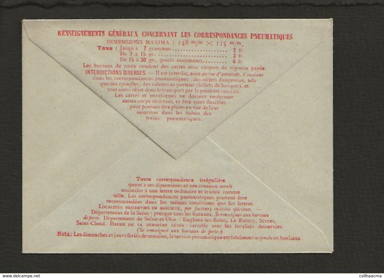 Entier Postal / CAD 25/11/1941 / Exposition Philatélique De Paris Sur Enveloppe Pneumatique Chaplain N° 2779 De 1938 - Pneumatiques