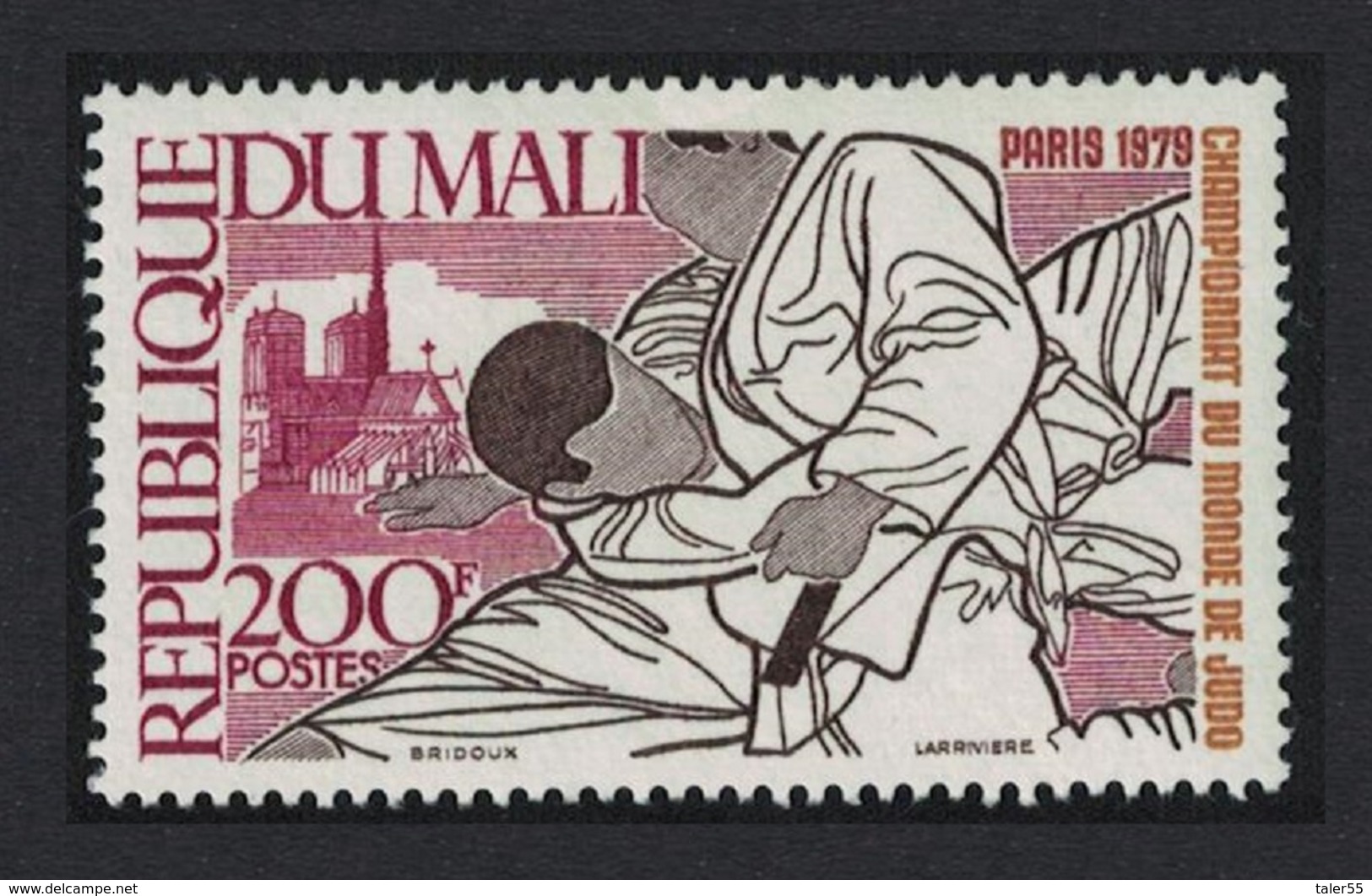 Mali World Judo Championships Paris MNH SG#693 - Mali (1959-...)