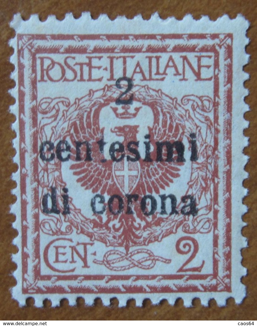 1919 ITALIA REGNO Occupazione Aquila E Ornamenti Sovrastampa 2 Centesime Di Corona Nuovo - Andere & Zonder Classificatie