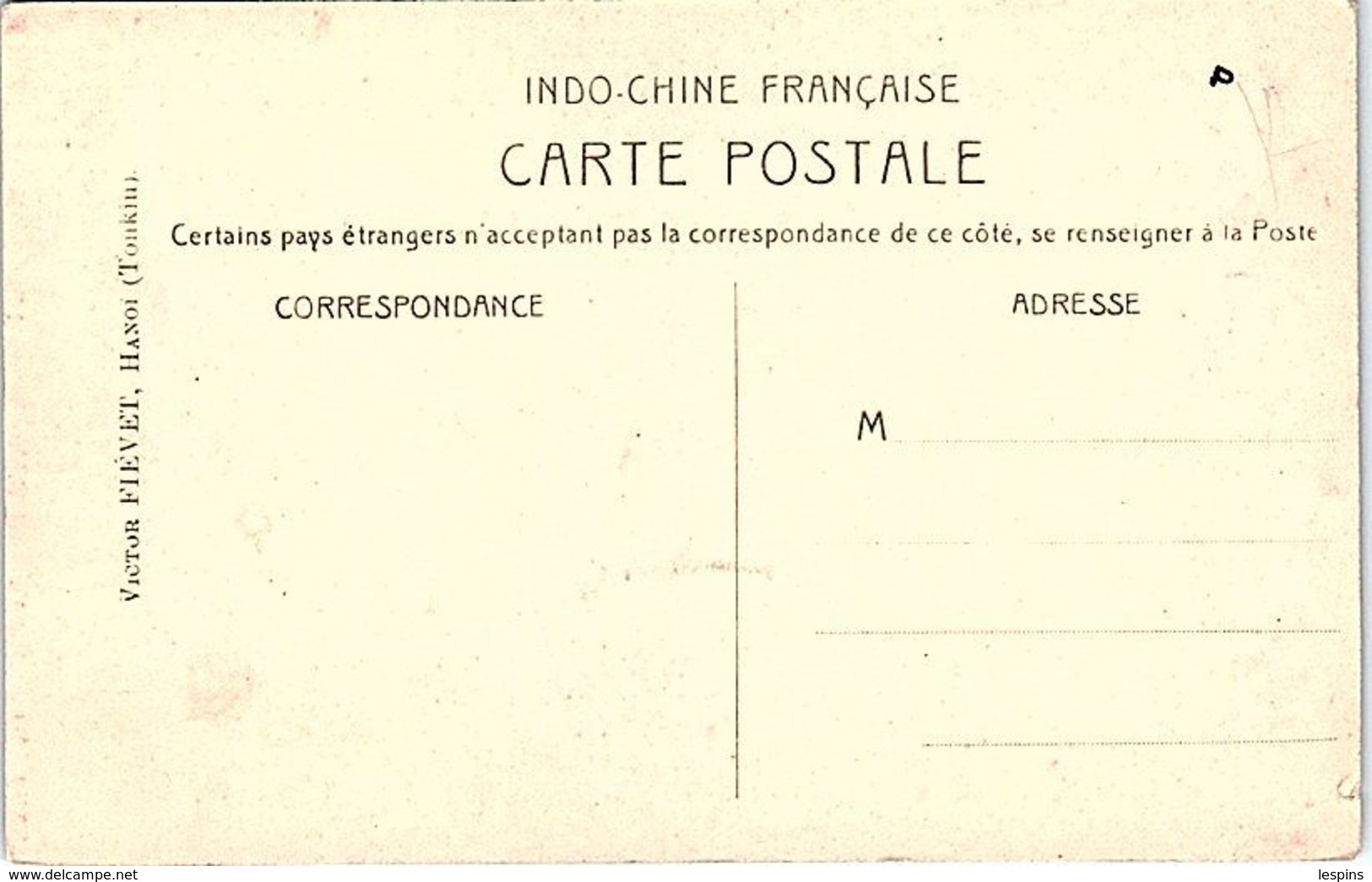 ASIE - VIËT NAM - Cochinchine Saigon -  Fumeurs D'opium, Coolis Chinoisfumant L'un L'opium , L'autre Lec Kédiopu - Vietnam