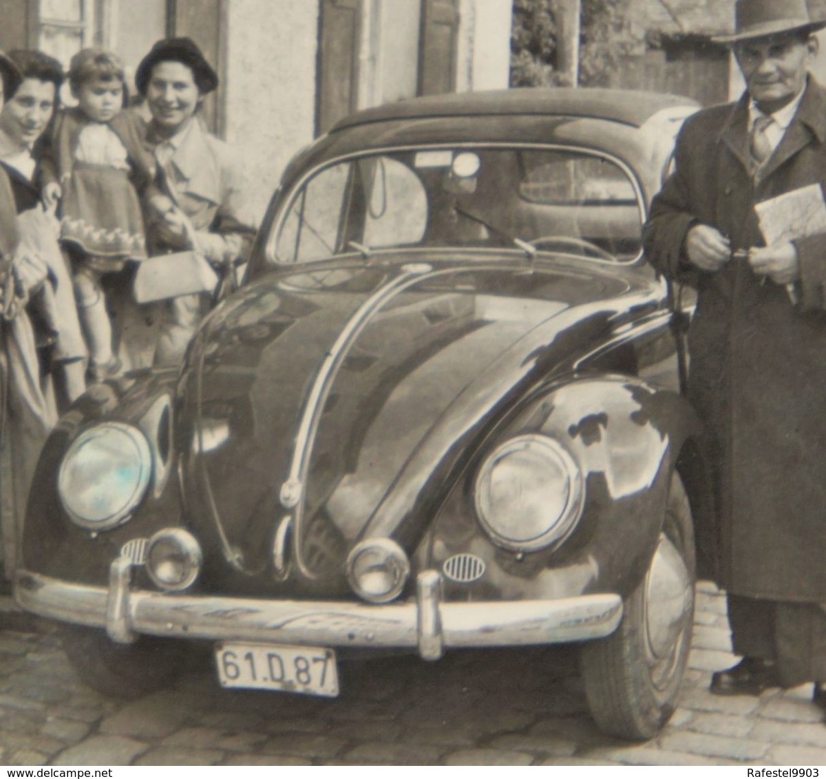 Photo VOLKSWAGEN Coccinelle 1955 Immatriculation En Belgique Automobile Voiture Car Wagen Auto - Cars