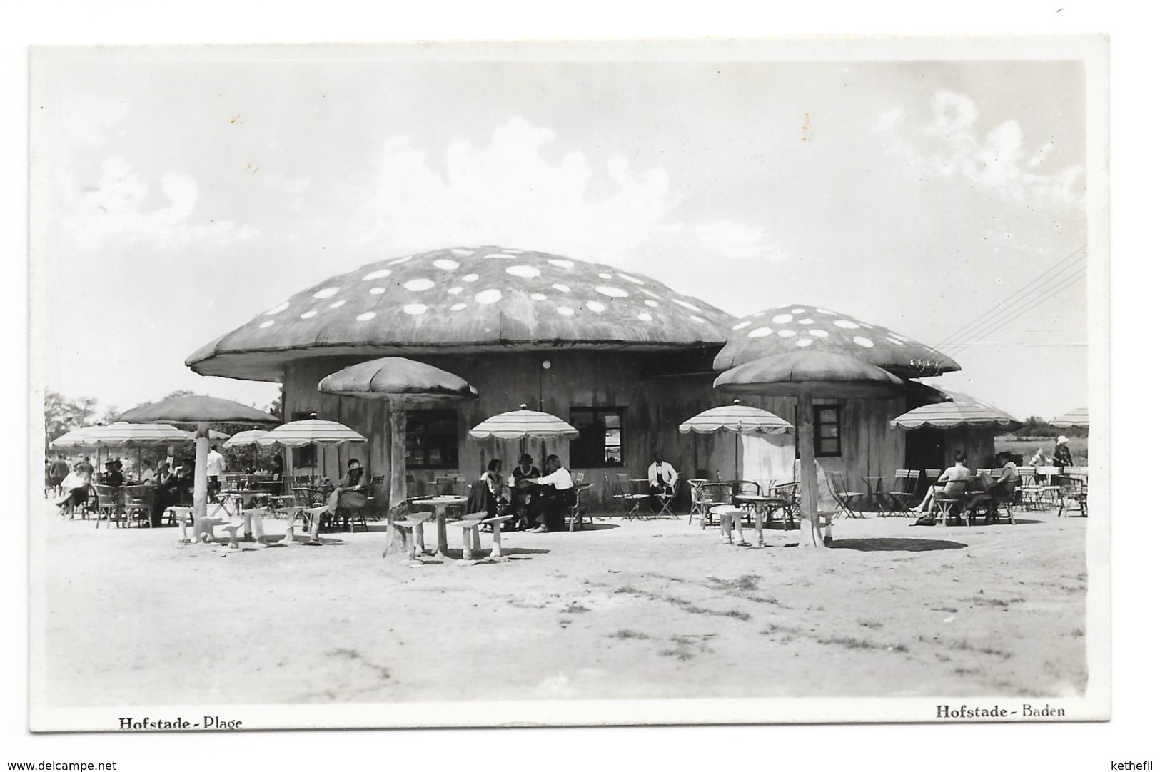 Hofstade Plage Baden Champignon Paddestoel Restaurant Café Uitgever Onder De Toren Niet Gelopen - Zemst