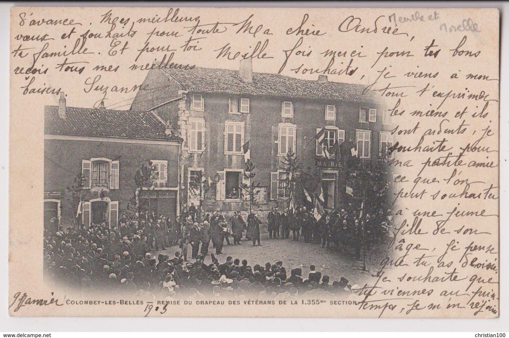 LOT DE 15 CPA DE FRANCE : FETES - CORTEGES - CONCERT - INAUGURATION etc. - 11 ONT CIRCULE - TOUTES SCANNEES - 15 SCANS -