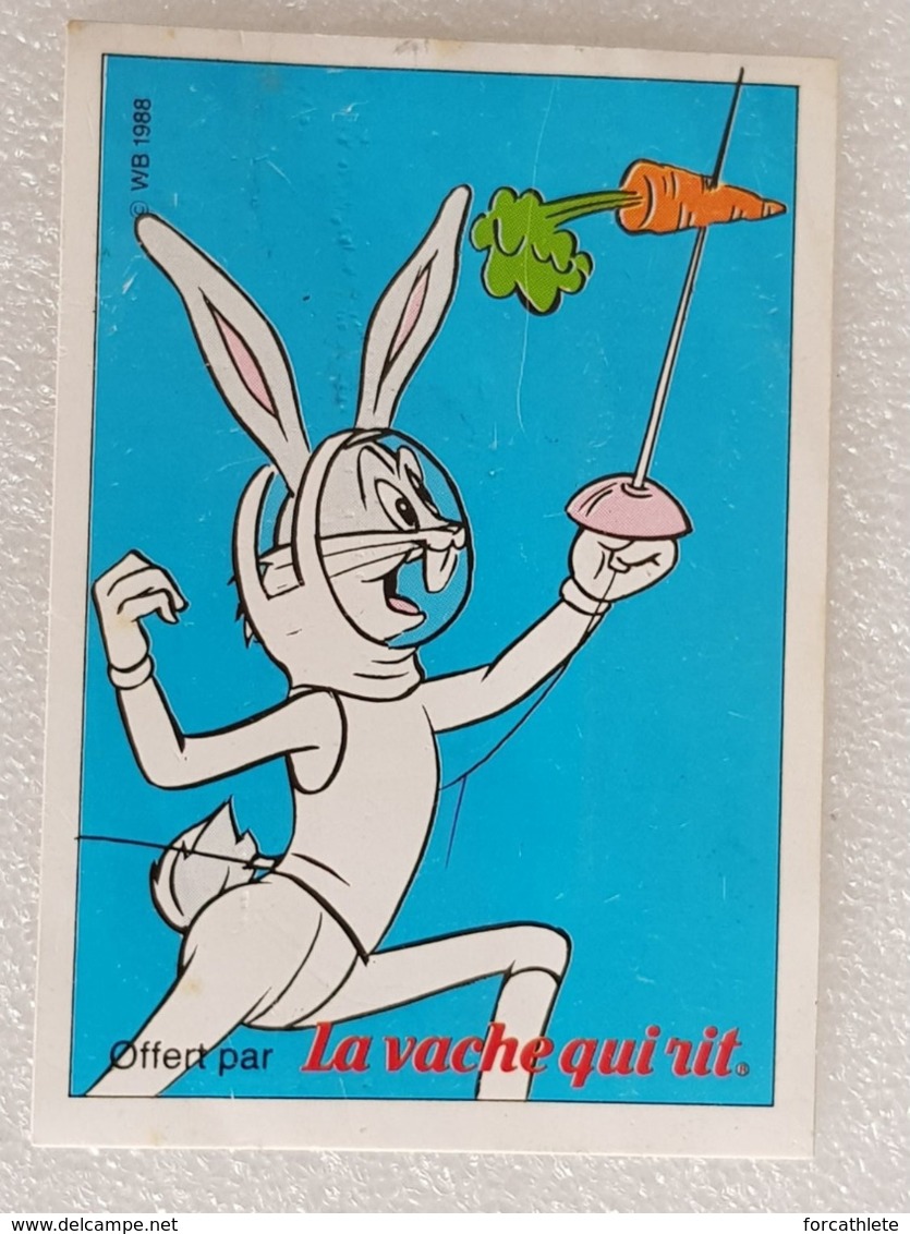La Vache Qui Rit - The Laughing Cow - Bugs Bunny - Escrime - Fencing - Autocollant - Sticker - Collections