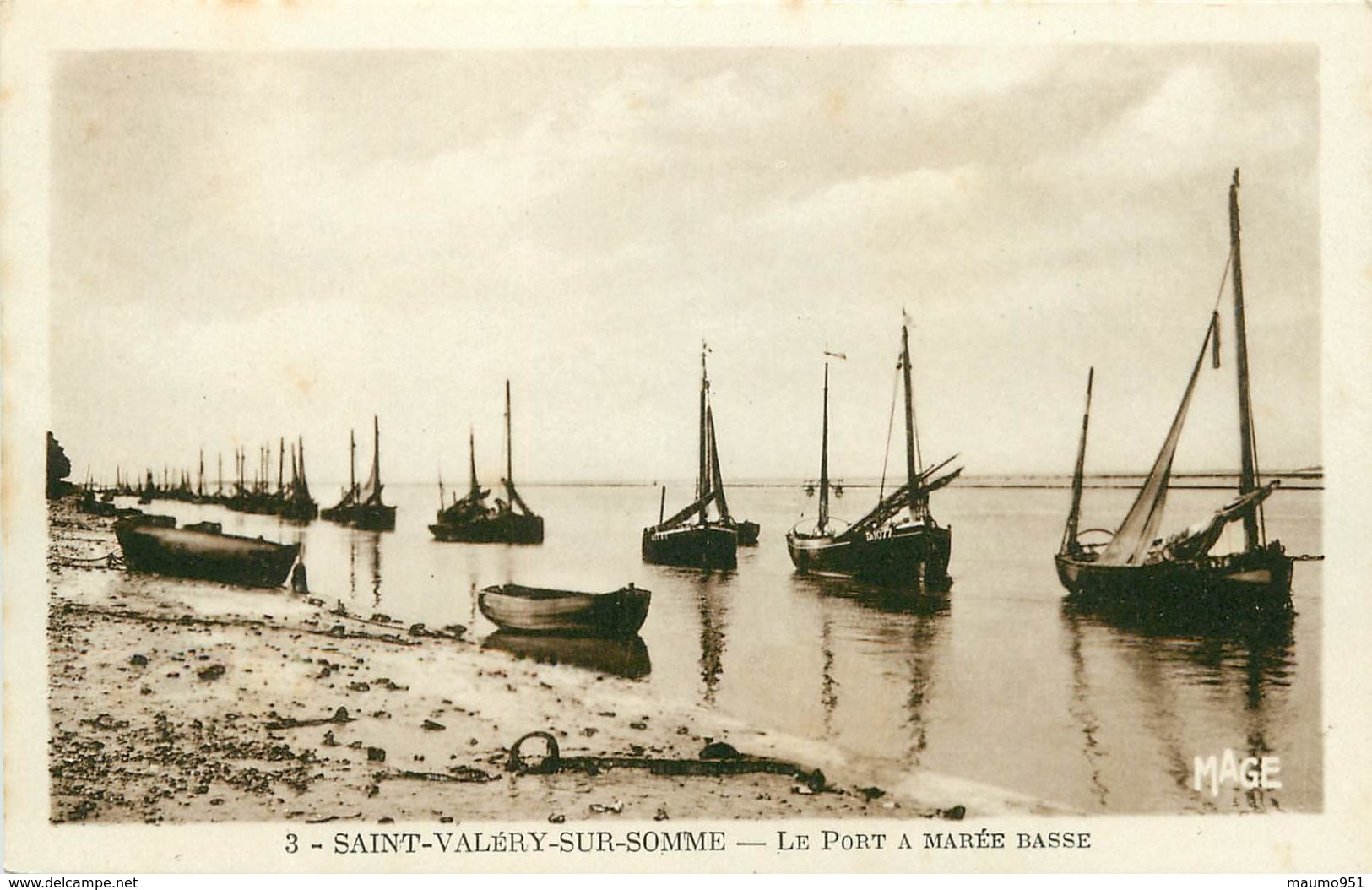 80 SAINT VALERY SUR SOMME - Le Port A Marée Basse - Saint Valery Sur Somme