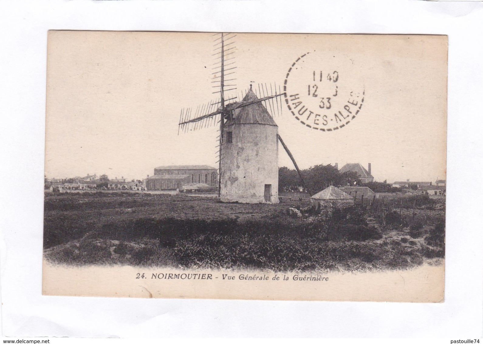 CPA :  14 X 9  -  NOIRMOUTIER  -  Vue  Générale De La Guérinière - Noirmoutier