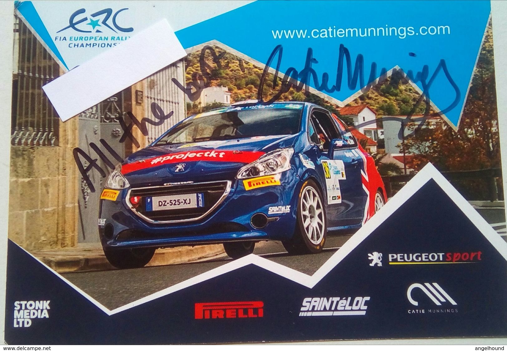 Catie Munnings ( European Rally Championship 2018) - Authographs