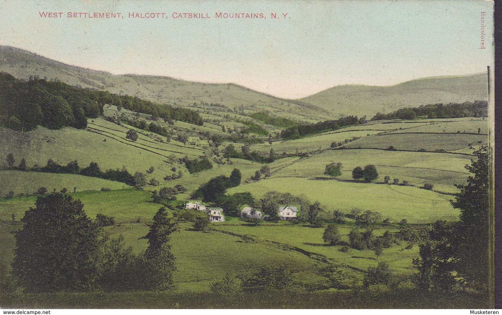 United States PPC West Settlement, Halcott, Catskill Mountains, N.Y. NEW YORK Morris Heights, Bronx 1911 (2 Scans) - Catskills