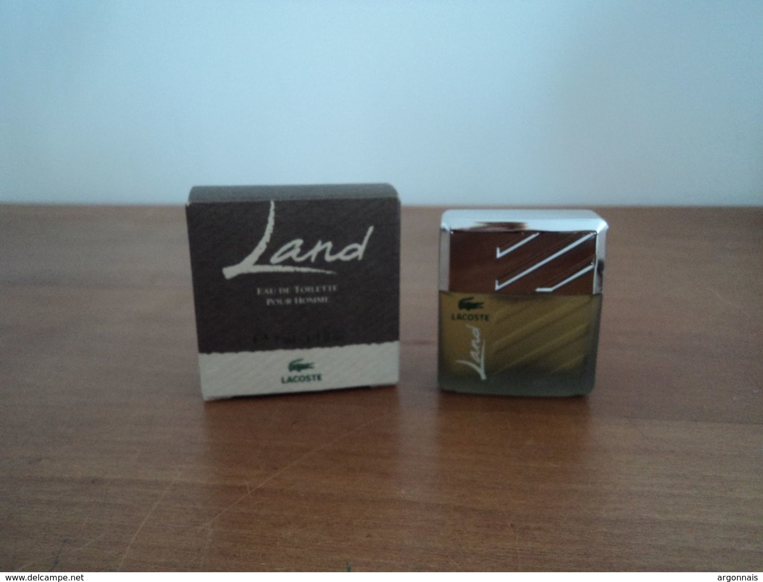 LACOSTE   "LAND"  EAU DE TOILETTE POUR HOMME - Miniatures Hommes (avec Boite)