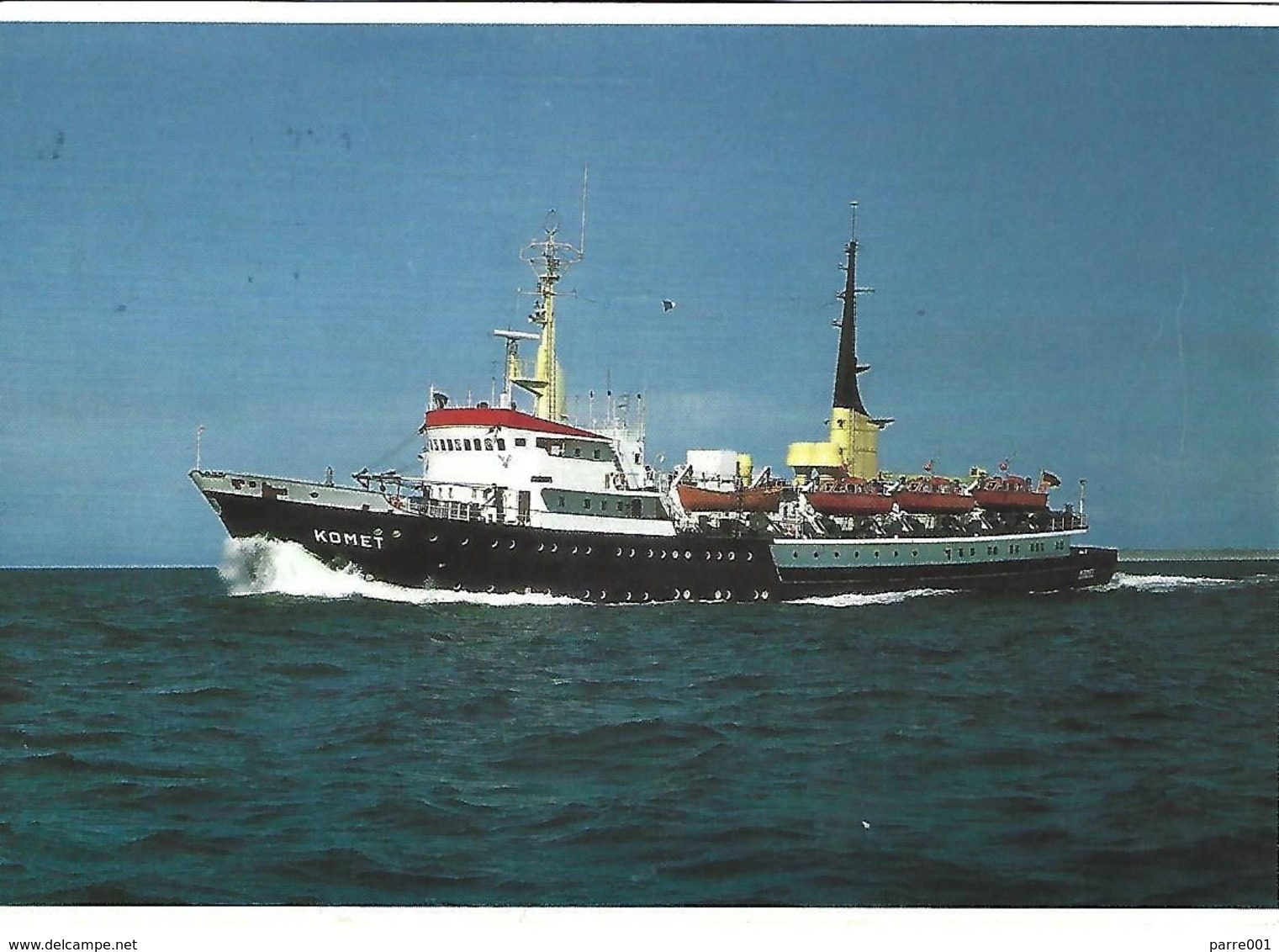 Deutschland Germany 1993 Kiel Komet Vermessungsschiff Des Bundesamtes Für Seeschifffahrt Und Hydrographie Viewcard - Clima & Meteorologia