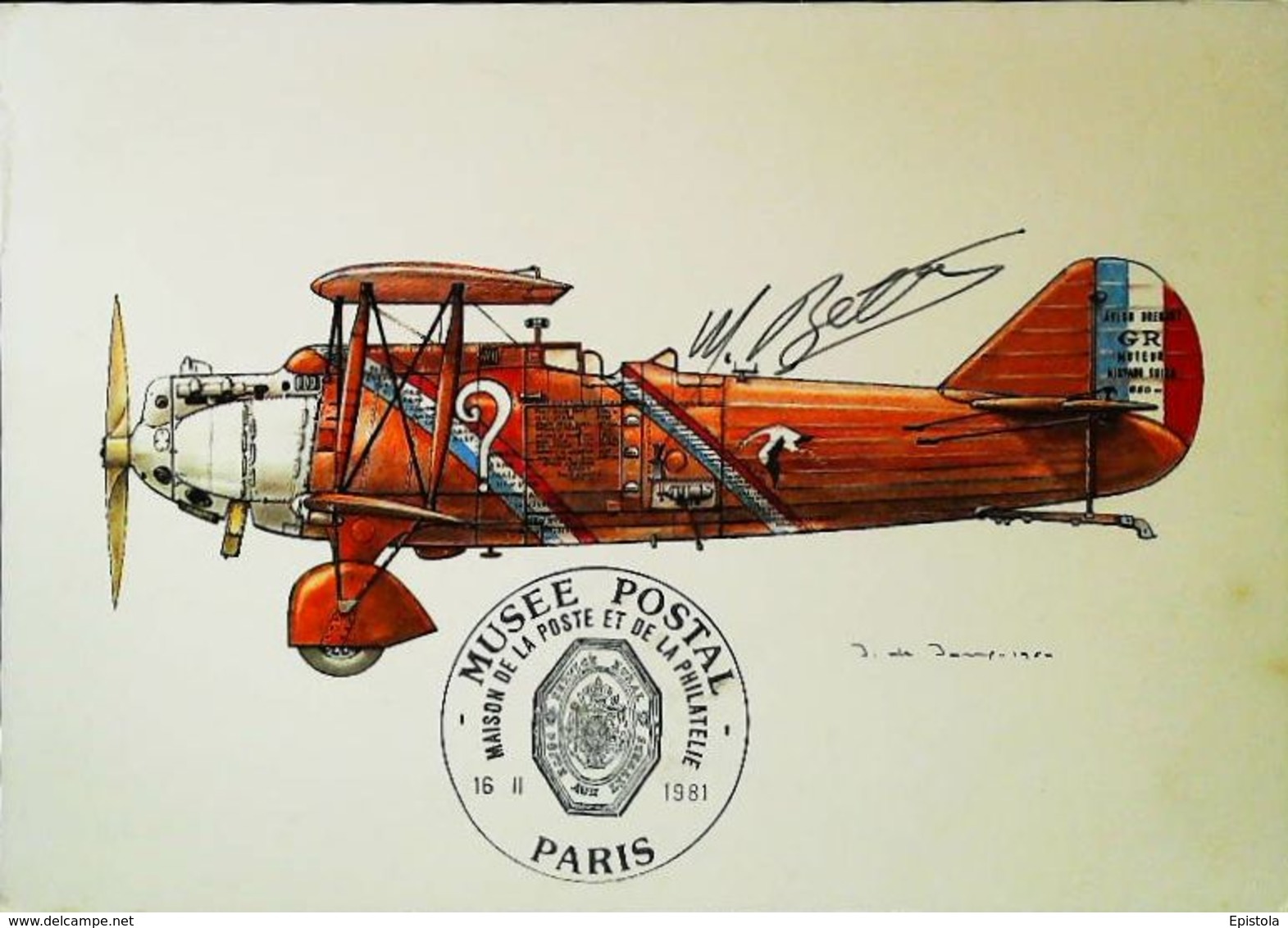 BREGUET HISPANO SUIZA 1930 - ILLUSTRATION JOSEPH DE JOUX  -  Aviation (Avion Aircraft Jet Luchtvaart) - 1919-1938: Fra Le Due Guerre