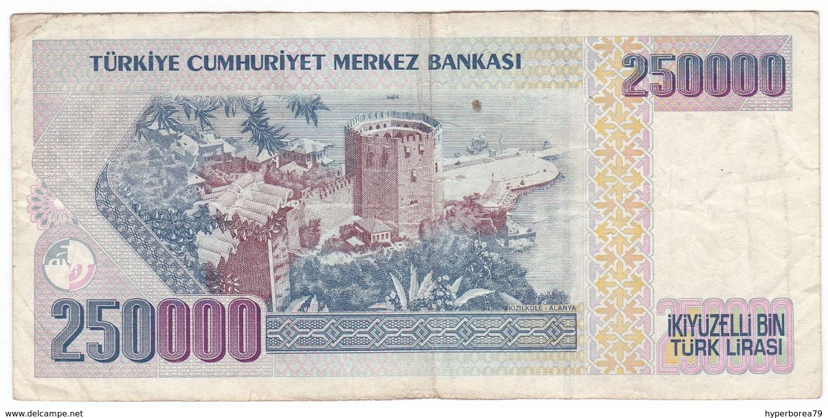 Turkey P 207 - 250.000 Lira 1992 - VF - Turchia