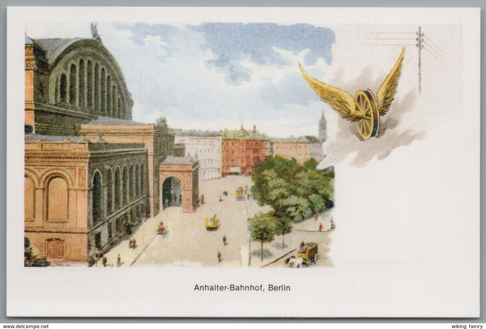 Berlin Kreuzberg - Anhalter Bahnhof   Nachdruck Einer Litho - Kreuzberg