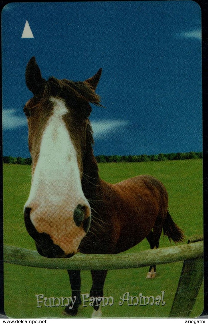 SINGAPORE 2002 PHONECARD HORSES USED VF!! - Pferde