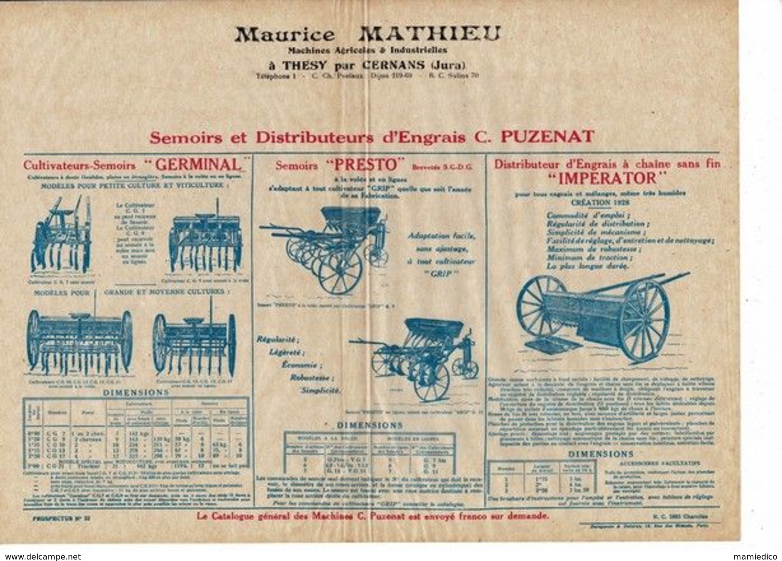 AGRICULTURE 52 Scans De Documents Très Divers ( Factures, Pubs, CP, Autocollants, Enveloppes....) A Voir. - Zonder Classificatie