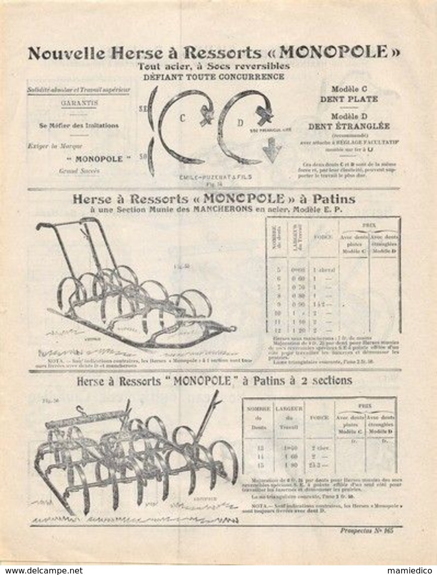 AGRICULTURE 52 scans de documents très divers ( Factures, Pubs, CP, Autocollants, Enveloppes....) A voir.