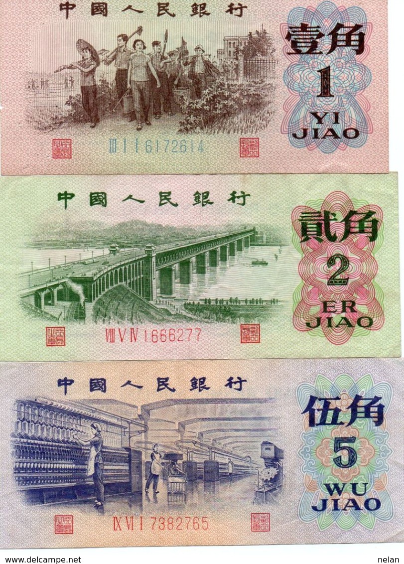 CHINA -  LOTTO 3 BANCONOTE - ASIA - Lots & Kiloware - Banknotes