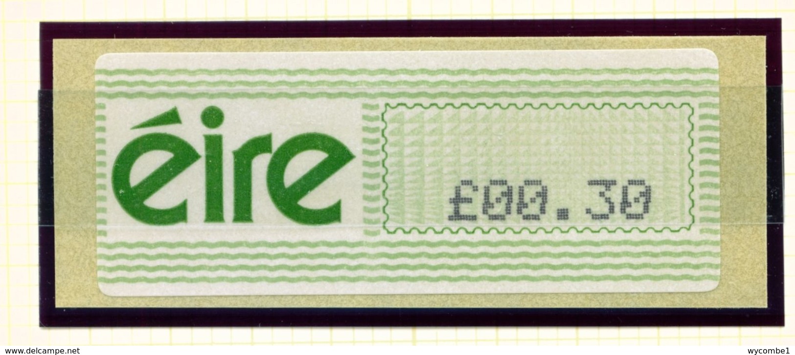 IRELAND  -  1990-1 Amiel Pitney Bowes Label 30p Unmounted/Never Hinged Mint - Frankeervignetten (Frama)