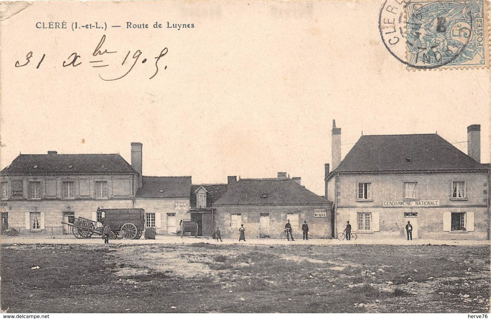 CLERE - Route De Luynes - Cléré-les-Pins