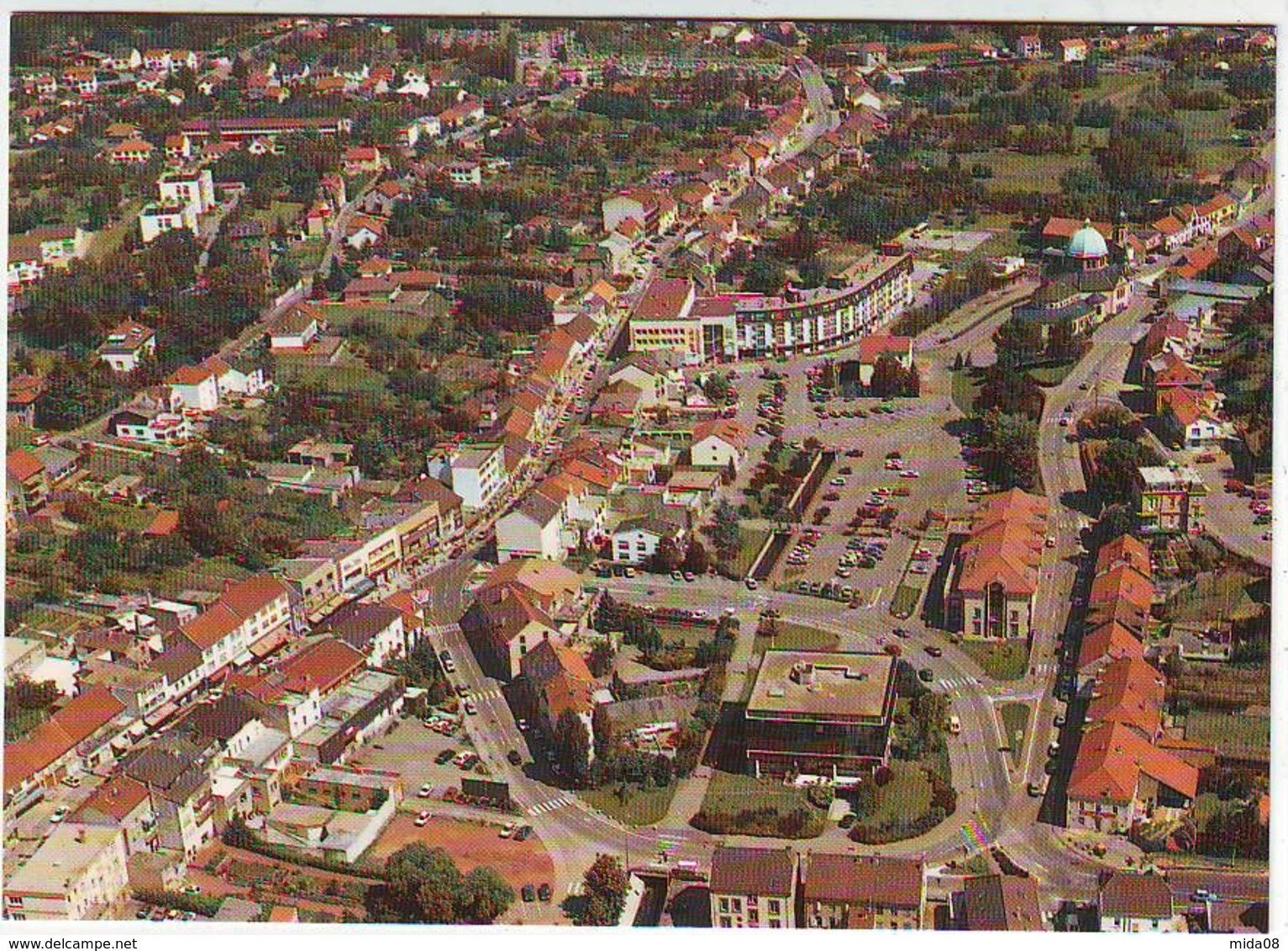 57. CREUTZWALD . VUE AERIENNE . CPSM . Editeur PIERRON - Creutzwald