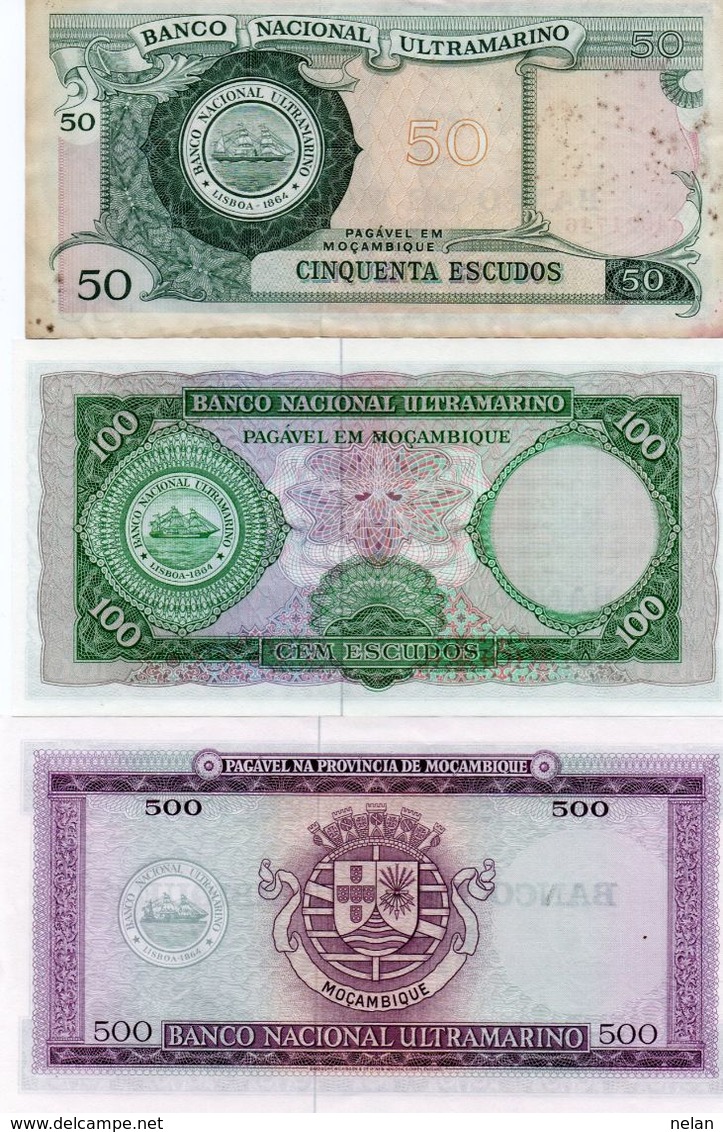 LOTTO MOZAMBIQUE  AUNC-UNC - Kiloware - Banknoten