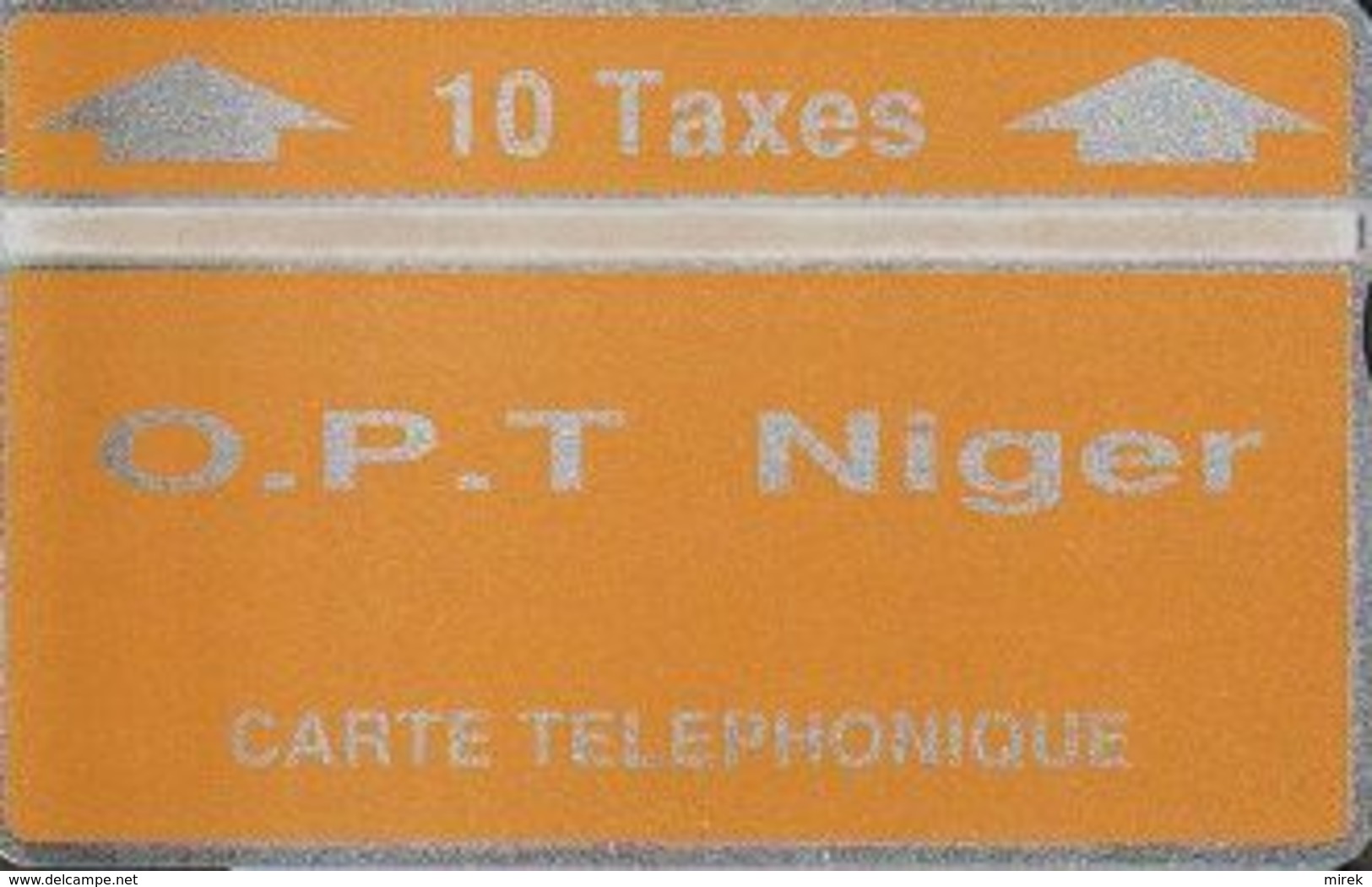 311/ Niger; Landis, P5. O.P.T. Niger - Orange; 10 Ut., CP 404C - Niger