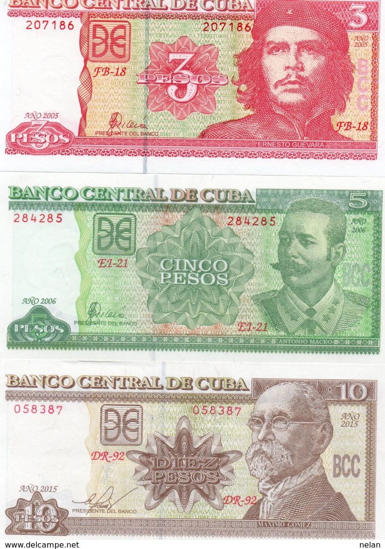 LOTTO CUBA UNC - Vrac - Billets