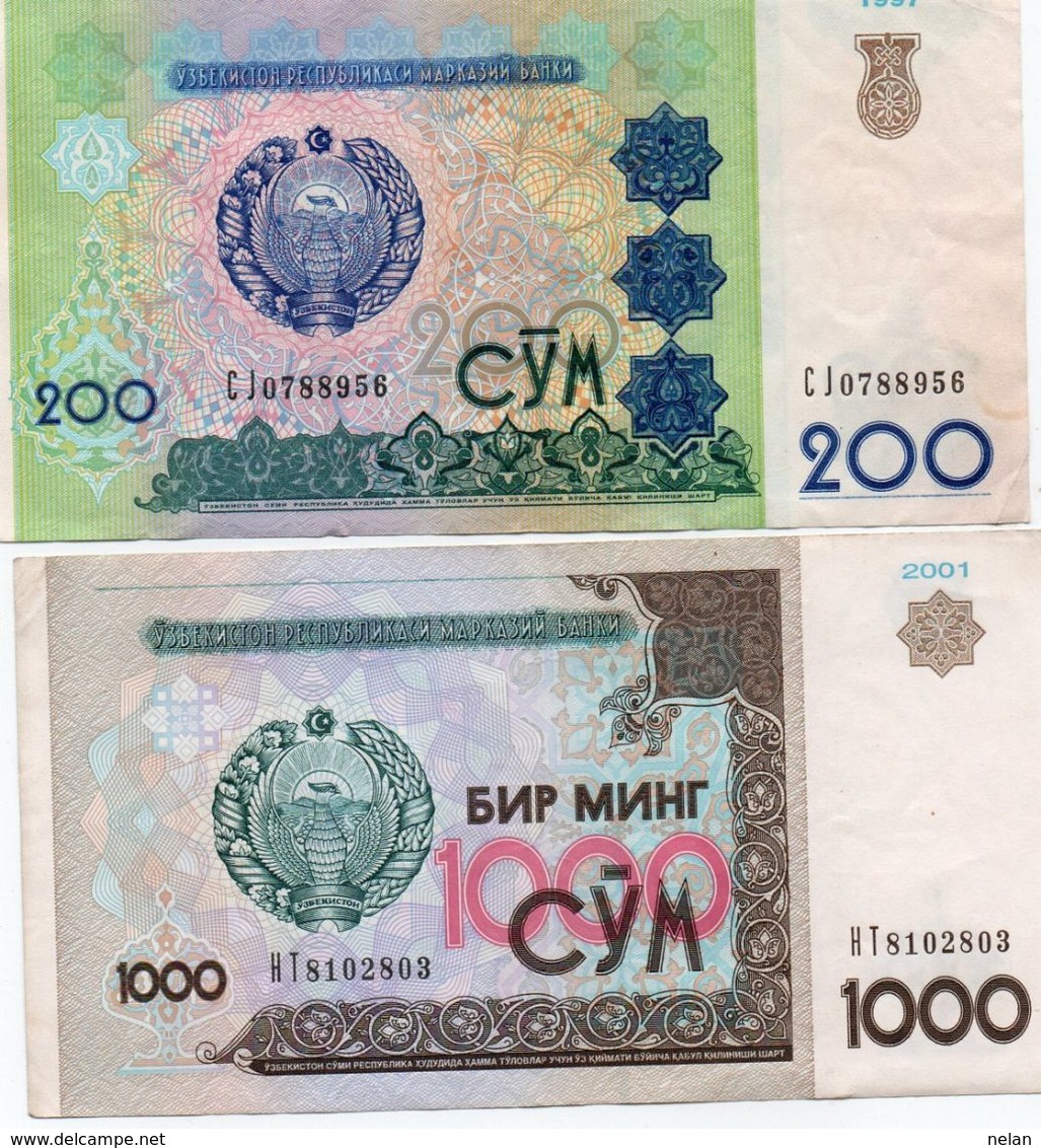 LOTTO UZBEKISTAN - Lots & Kiloware - Banknotes