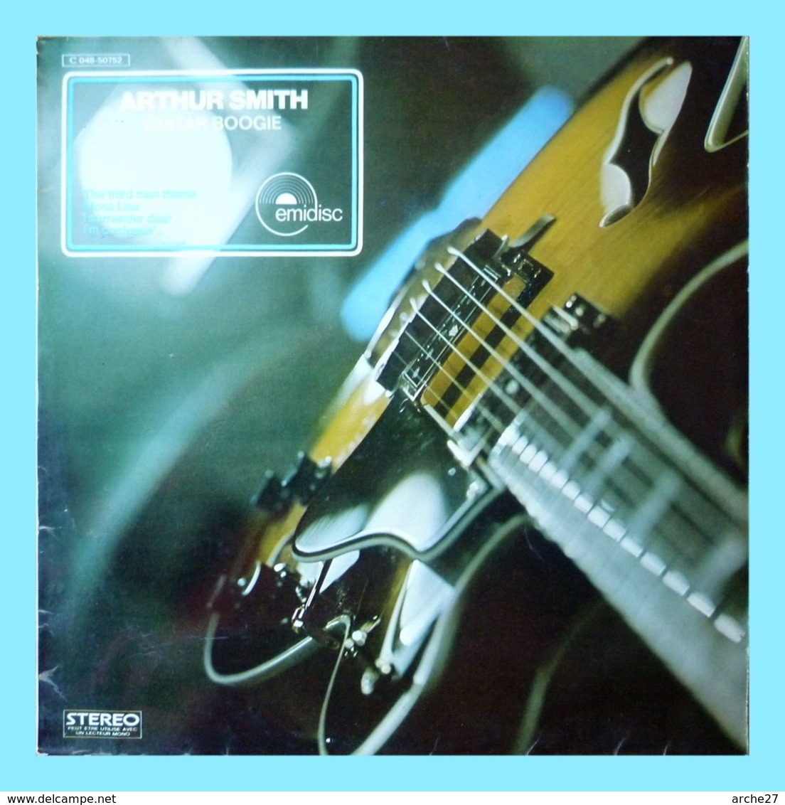 ARTHUR SMITH - LP - 33T - Disque Vinyle - Guitar Boogie - 50752 - Rock